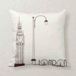 Dekoratives Wurfs-Kissen Big Bens London England Kissen