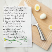 Dekoratives Zitronen-Kunst-Tee-Tuch mit antikem Geschirrtuch (Viertel Falte)