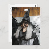 Dekorativhexe Postkarte (Vorne/Hinten)