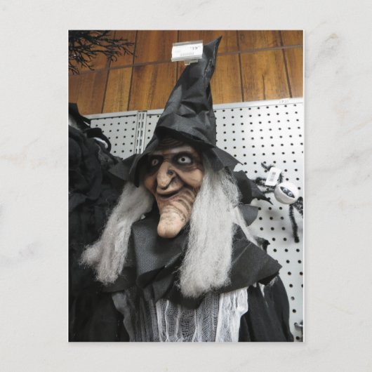 Dekorativhexe Postkarte (Vorderseite)