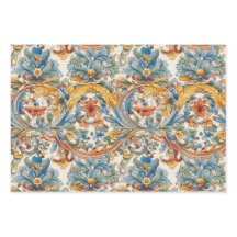 DEKORATIVPAPIER ZUR FLORALISCHEN KERAMIK