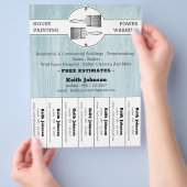 Dekorator des Hausmeisters AN Beruflich Flyer (Hand)