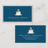 Dekorator für Hochzeitstorte Visitenkarte (Vorne/Hinten)