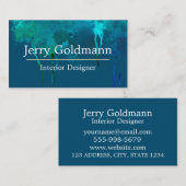 Dekorator für Kunstkünstler Visitenkarte (Vorne/Hinten)