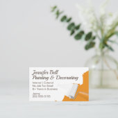 Dekorator Visitenkarte (Stehend Vorderseite)