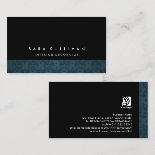 Dekorator-Zuhause entfernen Visitenkarte (Vorne/Hinten)