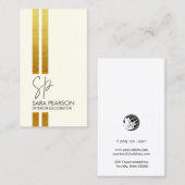 Dekorator zum Entfernen der Monogramm Visitenkarte (Vorne/Hinten)