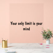 Dekorblock für Inspirationsquellen Acrylschild (Hochzeit)