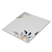 Dekorecken, blau und goldfarben fliese (Seite)