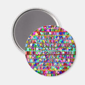 Dekorfarben Magnet (Vorderseite/Rückseite)