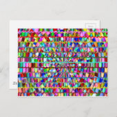 Dekorfarben Postkarte (Vorne/Hinten)