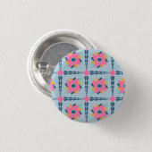Dekorfarbene Fliese Button (Vorne & Hinten)