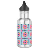 Dekorfarbene Fliese Edelstahlflasche (Links)