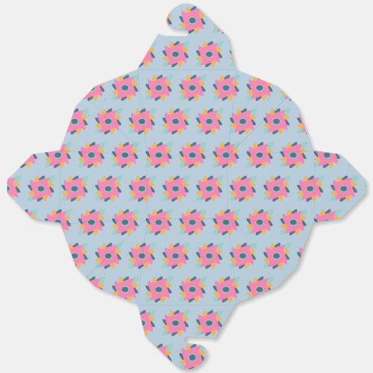 Dekorfarbene Fliese Geschenkschachtel (Ungefaltet)