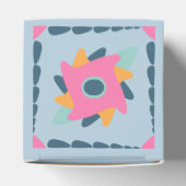 Dekorfarbene Fliese Geschenkschachtel (Oben)