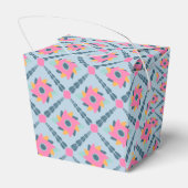 Dekorfarbene Fliese Geschenkschachtel (Rückseite)