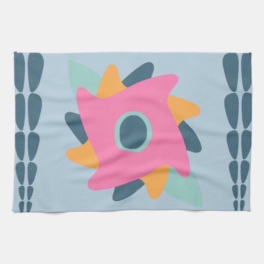 Dekorfarbene Fliese Geschirrtuch (Horizontal)