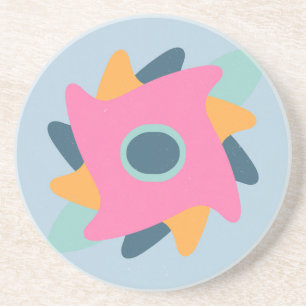 Dekorfarbene Fliese Getränkeuntersetzer