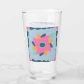 Dekorfarbene Fliese Glas (Rückseite)