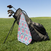 Dekorfarbene Fliese Golfhandtuch (Gras)