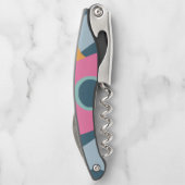 Dekorfarbene Fliese Kellnermesser (Rückseite)