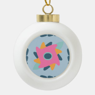 Dekorfarbene Fliese Keramik Kugel-Ornament