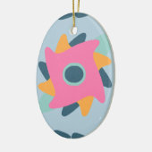Dekorfarbene Fliese Keramik Ornament (Links)