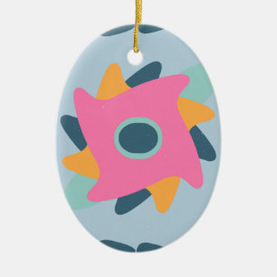 Dekorfarbene Fliese Keramik Ornament