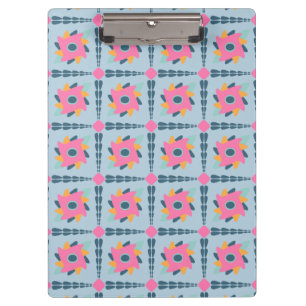 Dekorfarbene Fliese Klemmbrett