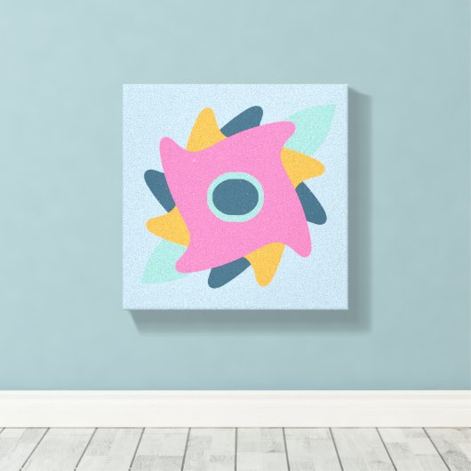 Dekorfarbene Fliese Leinwanddruck (Insitu (Holzboden))