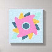 Dekorfarbene Fliese Leinwanddruck (Vorderseite)