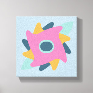 Dekorfarbene Fliese Leinwanddruck