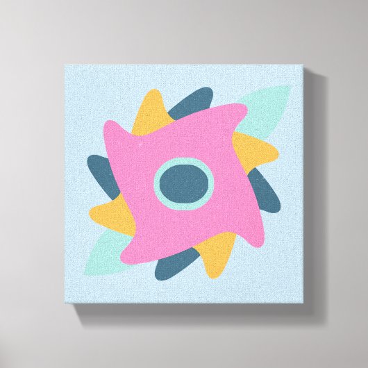 Dekorfarbene Fliese Leinwanddruck (Vorderseite)