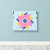 Dekorfarbene Fliese Leinwanddruck (Insitu (Holzboden))