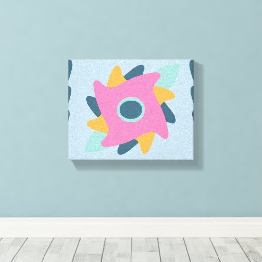 Dekorfarbene Fliese Leinwanddruck (Insitu (Holzboden))