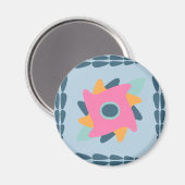 Dekorfarbene Fliese Magnet (Vorderseite/Rückseite)