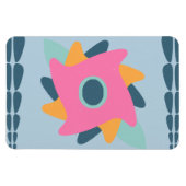 Dekorfarbene Fliese Magnet (Horizontal)