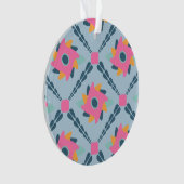 Dekorfarbene Fliese Ornament (Vorderseite)