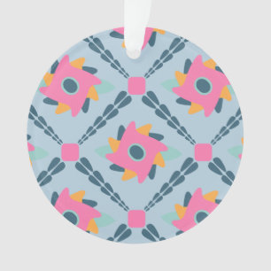 Dekorfarbene Fliese Ornament