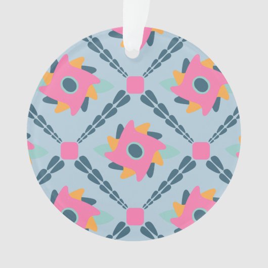 Dekorfarbene Fliese Ornament (Vorderseite)