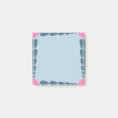 Dekorfarbene Fliese Post-it Klebezettel (Vorderseite)