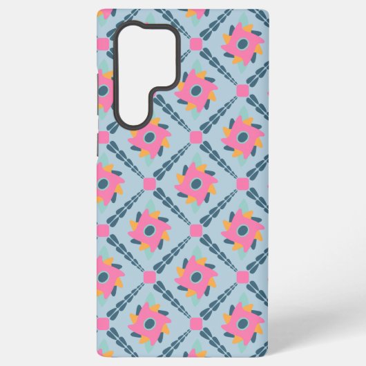 Dekorfarbene Fliese Samsung Galaxy Hülle (Rückseite)