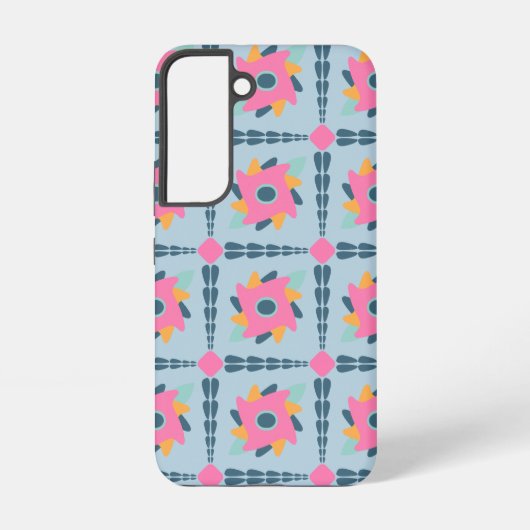 Dekorfarbene Fliese Samsung Galaxy Hülle (Rückseite)