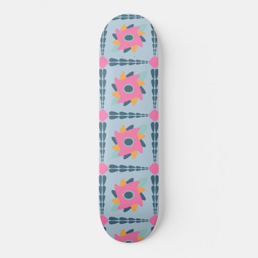 Dekorfarbene Fliese Skateboard (Vorderseite)