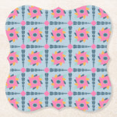 Dekorfarbene Fliese Untersetzer (Vorderseite)