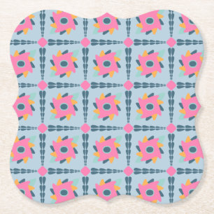 Dekorfarbene Fliese Untersetzer