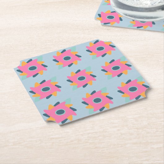 Dekorfarbene Fliese Untersetzer (angewinkelt)