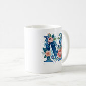 Dekorflormonogramm "M" Kaffeetasse (VorderseiteRechts)