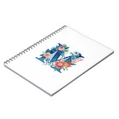 Dekorflormonogramm "M" Notizblock (Linke Seite)