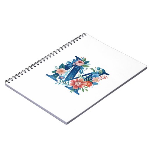 Dekorflormonogramm "M" Notizblock (Linke Seite)